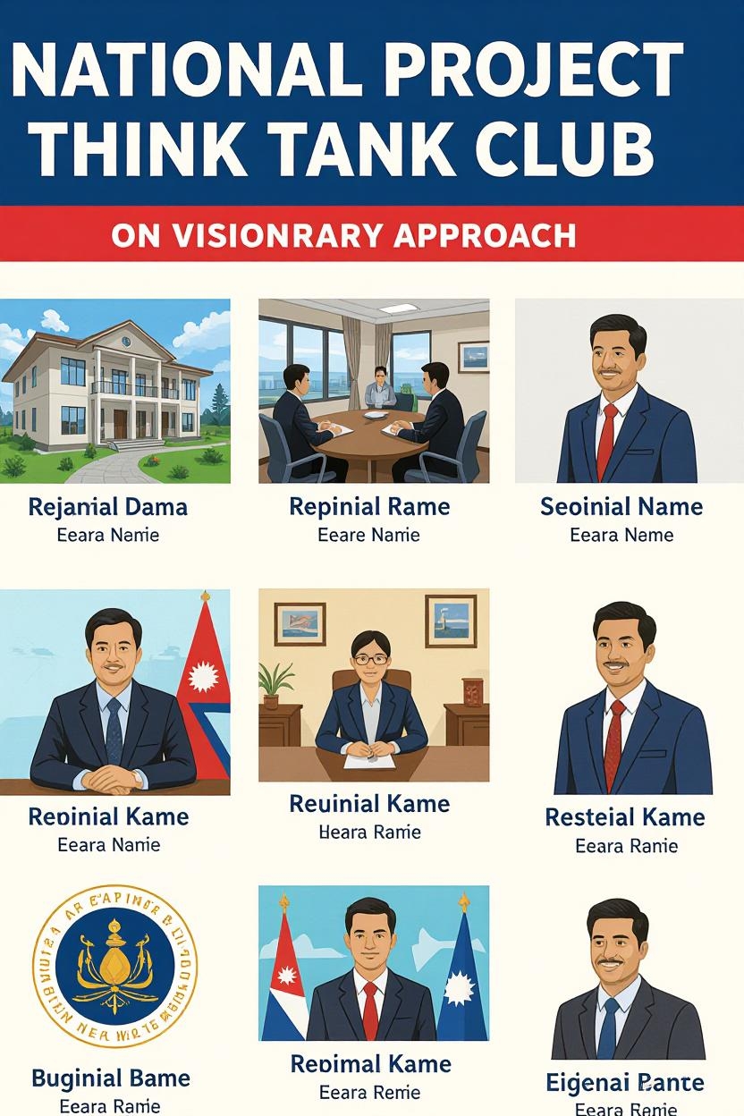  समावेशी पुनर्निर्माण र दिगो विकासका लागि राष्ट्रिय परियोजना बैंक र नेपाल थिंक ट्यांक क्लबको स्थापना